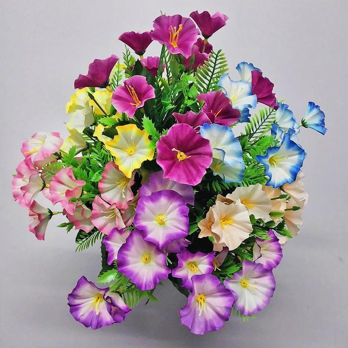 Tanaman Hias Tangkai Bunga Kembang Sepatu Mini Plastik Dekorasi Rumah