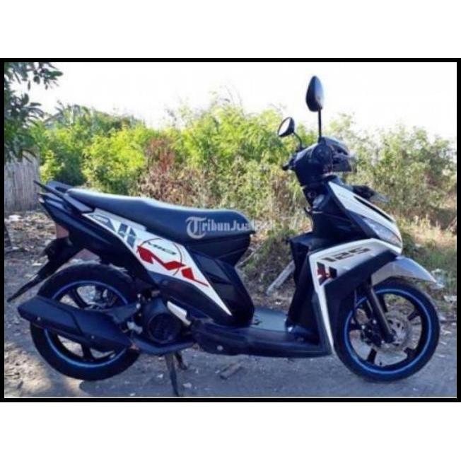 DISKON (ORI) STRIPING YAMAHA MIO M3 125 2015 PUTIH     KUALITAS ORIGINAL