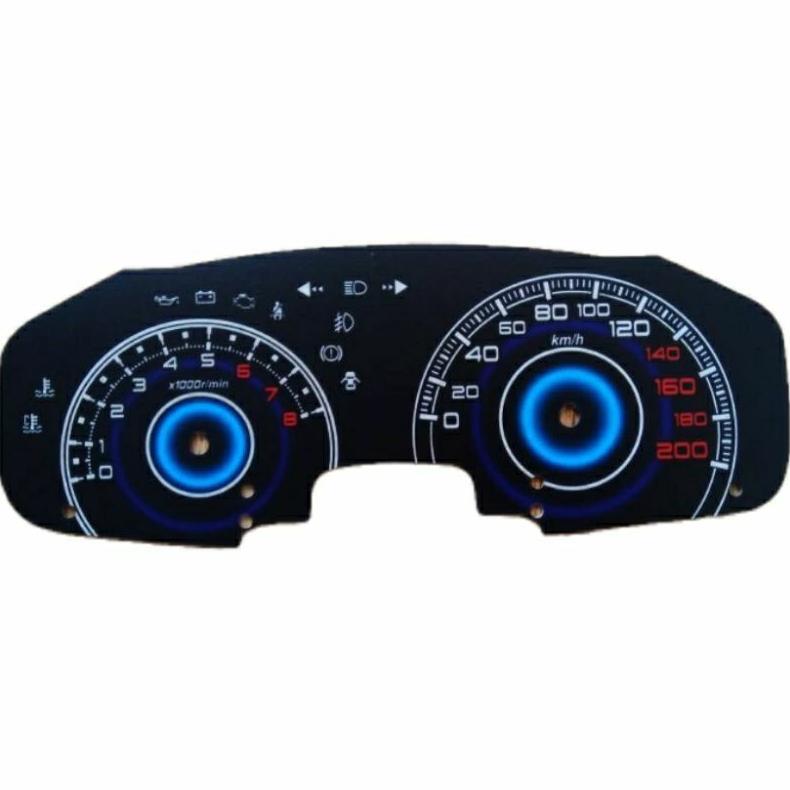 Papan speedometer variasi mobil toyota Vios LIMO GEN 1 thn 2003-2007
