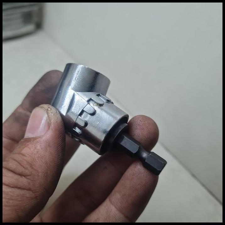 TERBARU ADAPTOR SAMBUNGAN BOR FLEKSIBEL SHAFT KEPALA BOR L SIKU OBENG HEX CORDLESS SCREWDRIVER 
