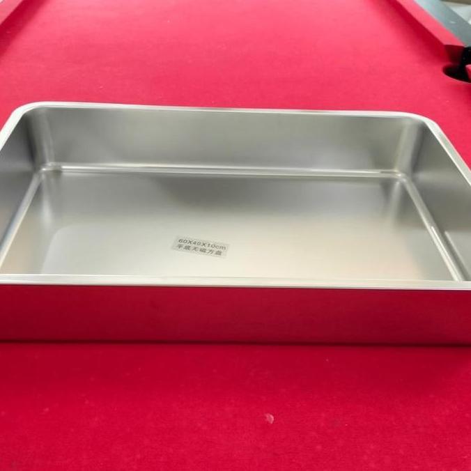 Wajan Kotak Stainless Ukuran 60 x 40 x 10cm