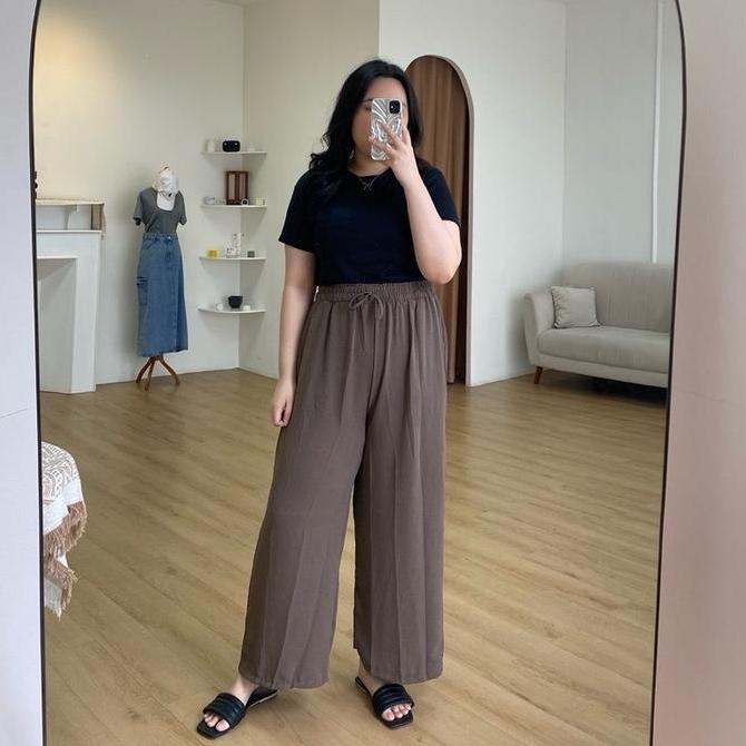 felolanimar - nara culotte pants - highwaisted culotte pants - celana kulot highwaist - celana kulot