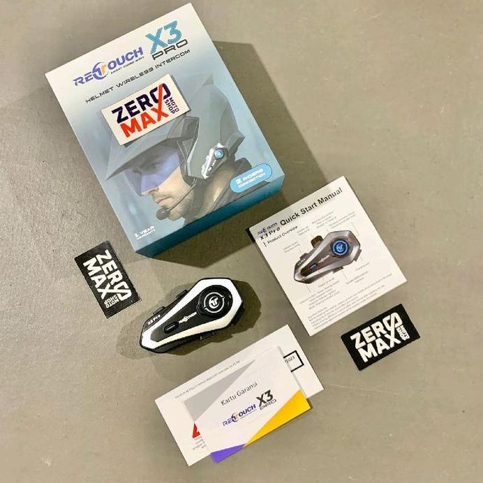 Interkom Intercom Helm ReTouch X3 PRO Bluetooth Headset Original murah
