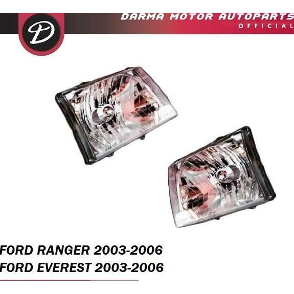 HEADLAMP RANGER 2003 - 2006 (LAMPU DEPAN FORD RANGER) READY
