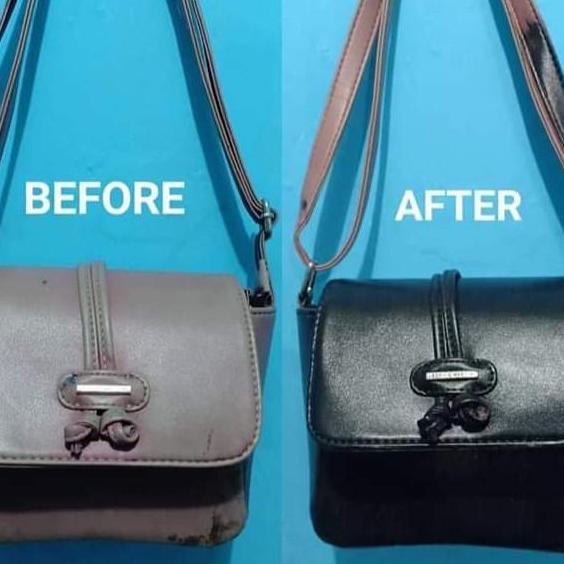 cat jaket kulit asli warna hitam isi 80ml,cat tas kulit,sepatu kulit