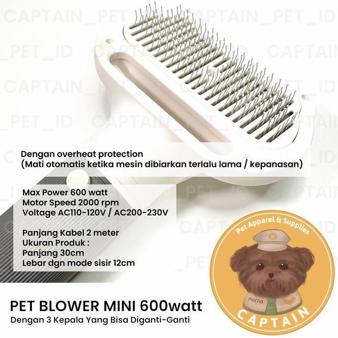PET BLOWER 600 WATT PENGERING BULU MANDI GROOMING ANJING KUCING (TERBAIK) (TERBARU) (TERMURAH)