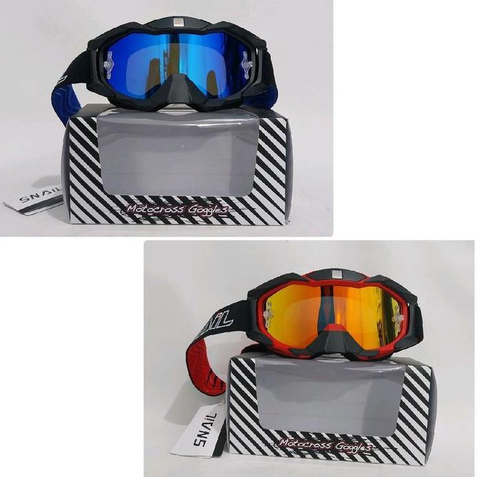 Kacamata helm Cross/trail GOGGLE SNAIL murah