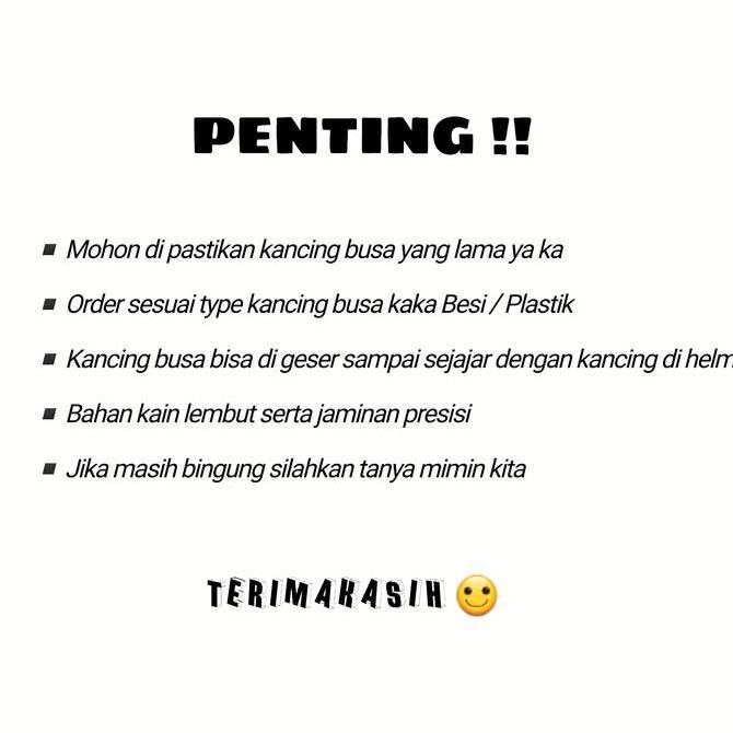 Cheek pad helm ZEUS ZS610 | busa pipi samping helmet zeus 610 ukuran S M L XL XXL murah