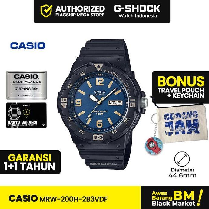 Casio General MRW-200H-2B3VDF MRW-200H MRW-200 MRW200H MRW 200H