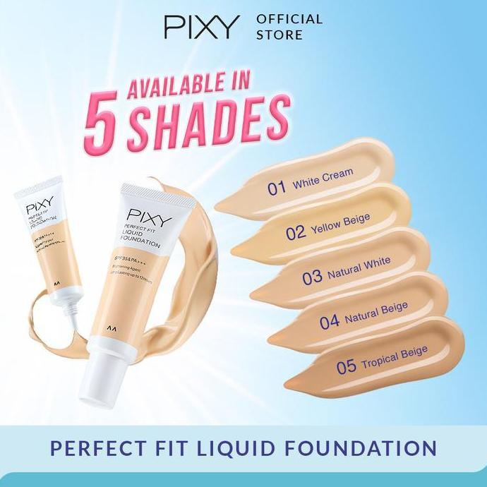 New PIXY Perfect Fit Liquid Foundation / Pixy Foundation