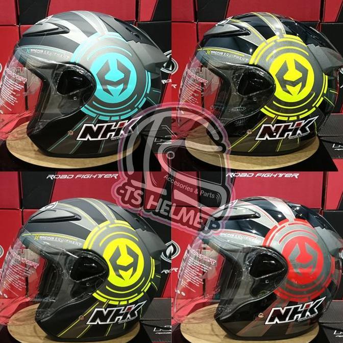 Helm Nhk Motif Blazer Half Face Original murah