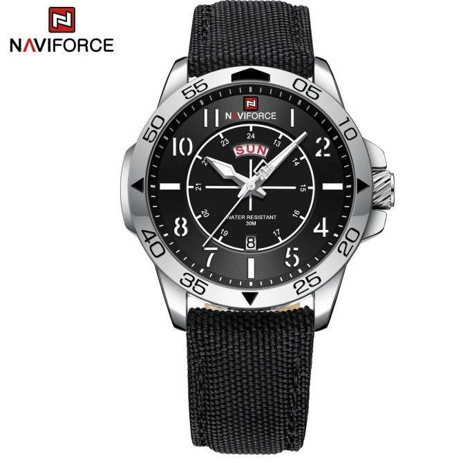 Jam Tangan Pria Naviforce 9204MN Nylon Strap Original