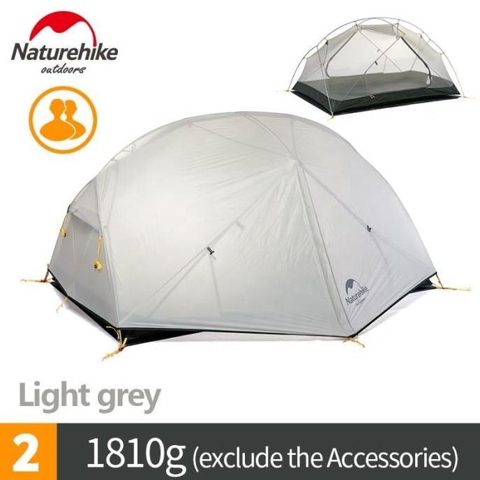Ready stock Tenda mongar Naturehike NH17T007-M/NH19M002-J 2P ultralight kapasitas 2 orang