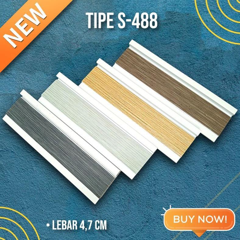 BATANGAN PIGURA FIBER PICASSO TYPE S 488/ LEBAR 4.7CM/BATANGAN FRAME/LIS PLAFON/3METER