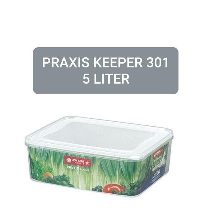 LION STAR : 301 PRAXIS KEEPER 5 LITER KOTAK MAKANAN PLASTIK SERBAGUNA
