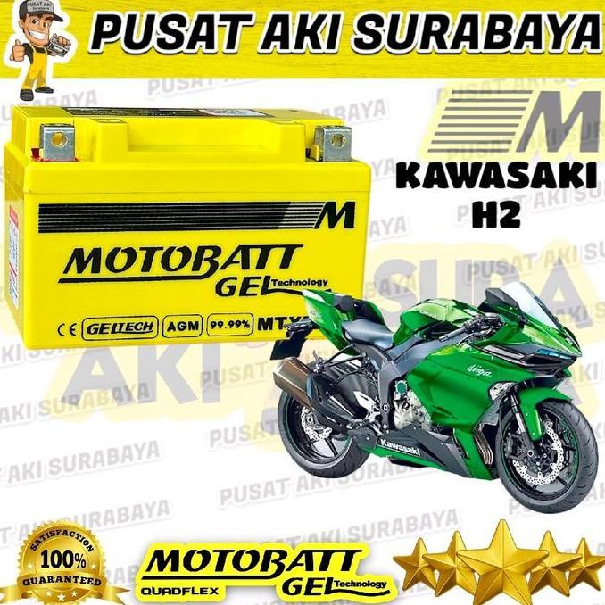 Promo JAMINAN GARANSI MOTOBATT MTX7A AKI GEL TERBAIK ACCU MOTOR  KAWASAKI NINJA H2 NINJA 250R 250 FI