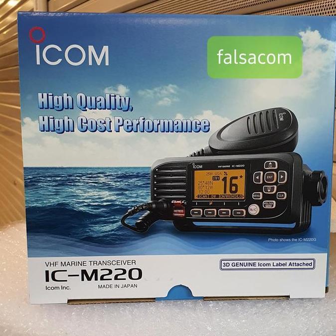 ICOM M220 VHF MARINE / ICOM M 220 ORIGINAL DAN TERPERCAYA