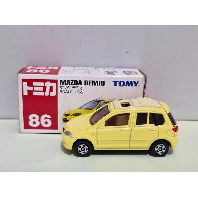 Tomica Takara Tomy Biru 86 Mazda Demio (Kuning)