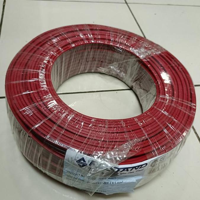 Kabel Speaker 17awg Rostand 99% Tembaga  Murni Harga 1roll