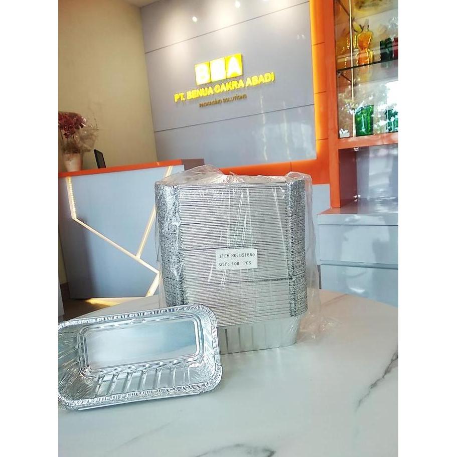 TERMURAH - ALUMINIUM VOIL TRAY BX-1850 / BX 1850 ISI 100 PCS