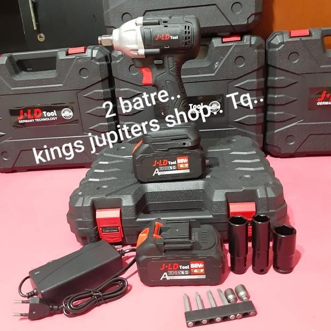 Miliki 2 Batre Jld Cordless Impek Impact Wrench 350Nm 48S