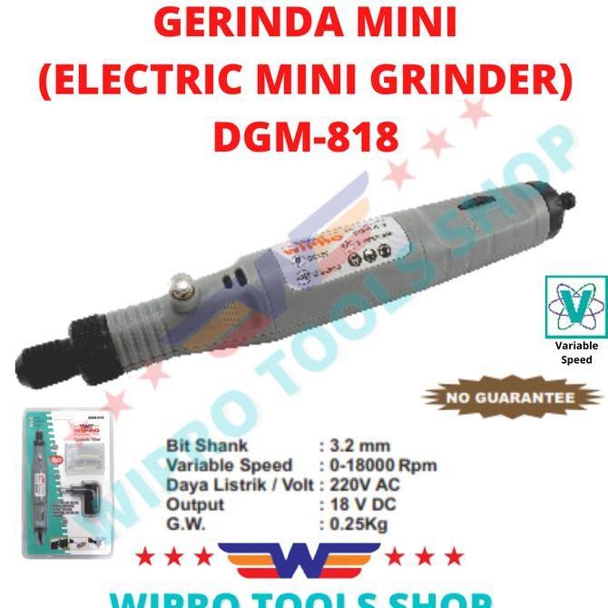 Terjangkau Wipro Gerinda Mini (Electric Mini Grinder) Dgm-818