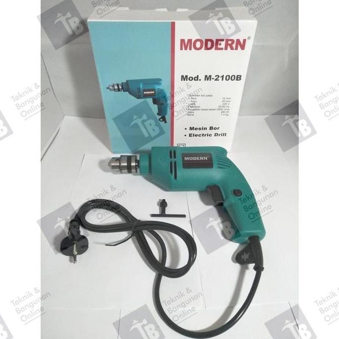 Diskon Modern Mesin Bor Tangan M-2100B / Bor Listrik M 2100 B Original
