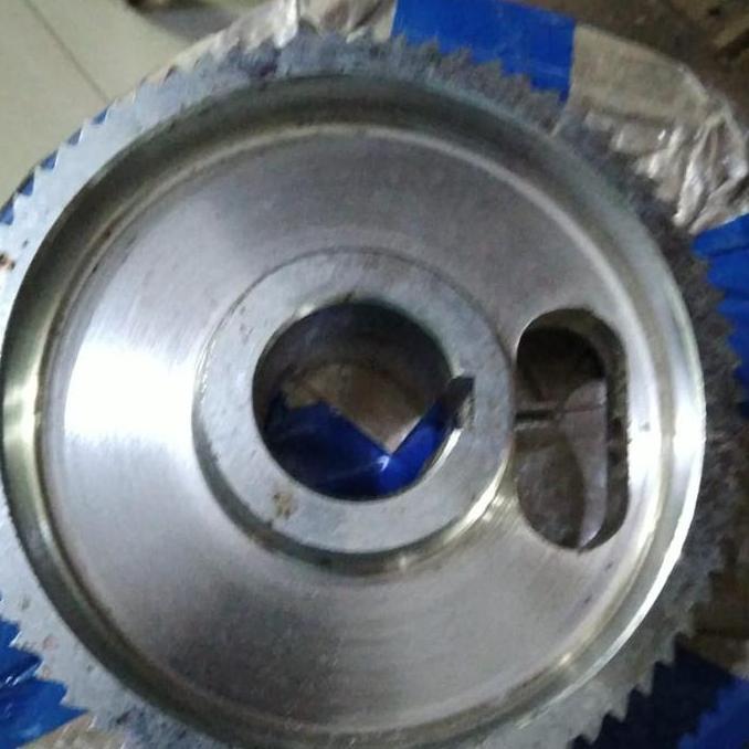 Diskon Roda Feeder 140X35X50 Gear Besi Mesin Moulding Kayu 140 X 35 X 2" Inch