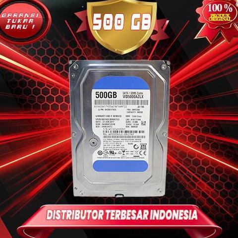 HARDISK 500GB SATA 3,5" INCHI -HDD 500GB PC CPU BARU 0 DAYS