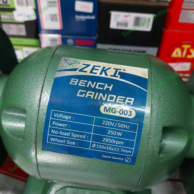 Diskon Gerinda Duduk 6 Inch Zeki Murah