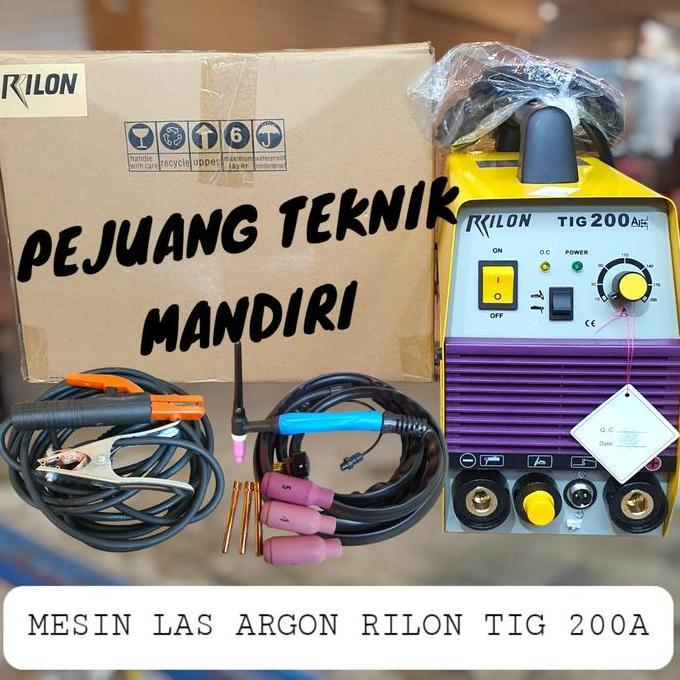 Miliki Mesin Las Argon Rilon Tig 200 A / Trafo Las Argon Rilon Tig 200A