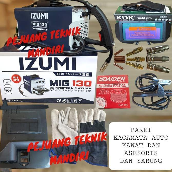 Miliki Mesin Las Co2 Izumi Mig 130 / Trafo Las Izumi Mig 130 / Izumi Mig 130