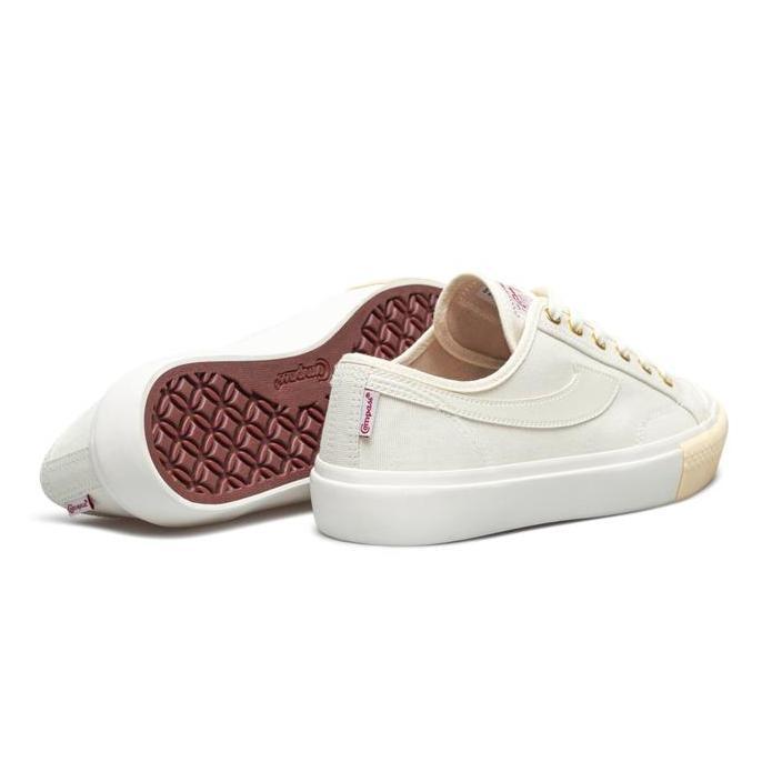 Sepatu Compass Gazelle Low Cream
