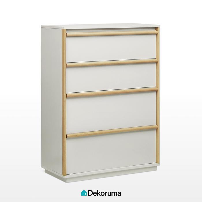 Dekoruma YASHU Lemari Laci 4 Pintu / Lemari Susun / Drawer