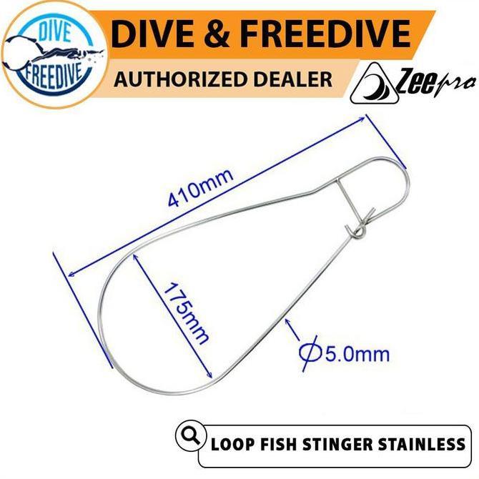 TERBARU - Loop Fish Stringer Zeepro Stainless Stell 304 Spearfishing Panah Ikan