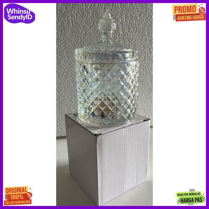New Toples Kue Lebaran/Toples Canister Kaca (1 Set Isi 4 Pcs) | Toples Set Multifungsi