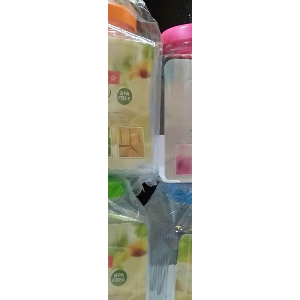 Toples Plastik Bagus Hugo 3Liter Kedap Udara 1 Pcs,Keler Bagus.