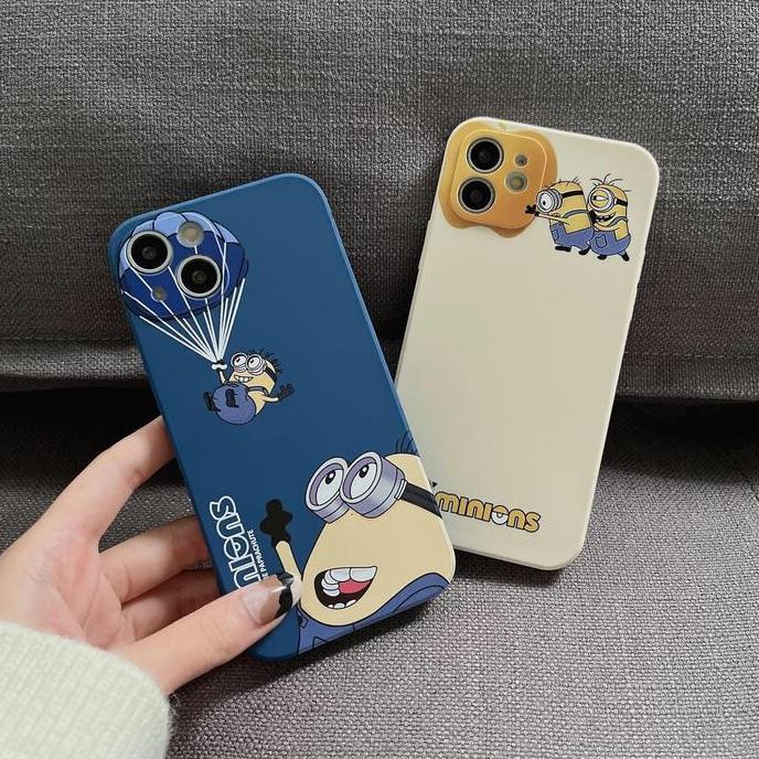 Case iPhone 6 6S 7 8 Plus X XR XS 11 Pro Max Casing Minions softcase