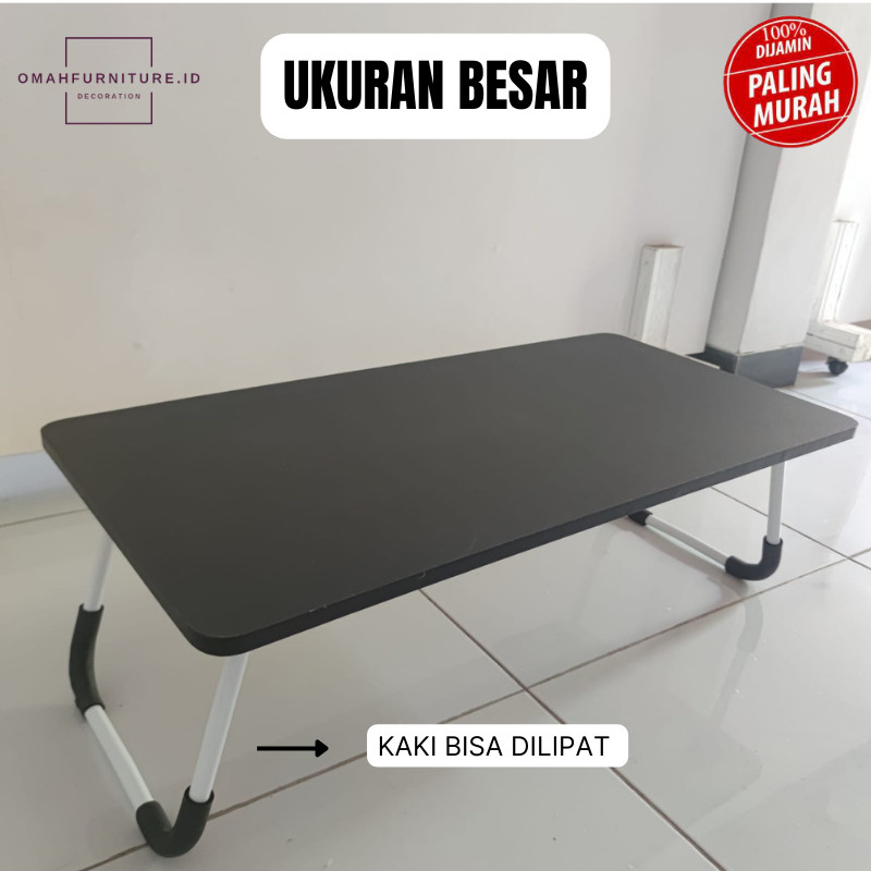 Omahfurniture.Id Meja Lipat Belajar Aesthetic Minimalis 120X50 120X40 100X50 100X40 80X50 80X40 60X4