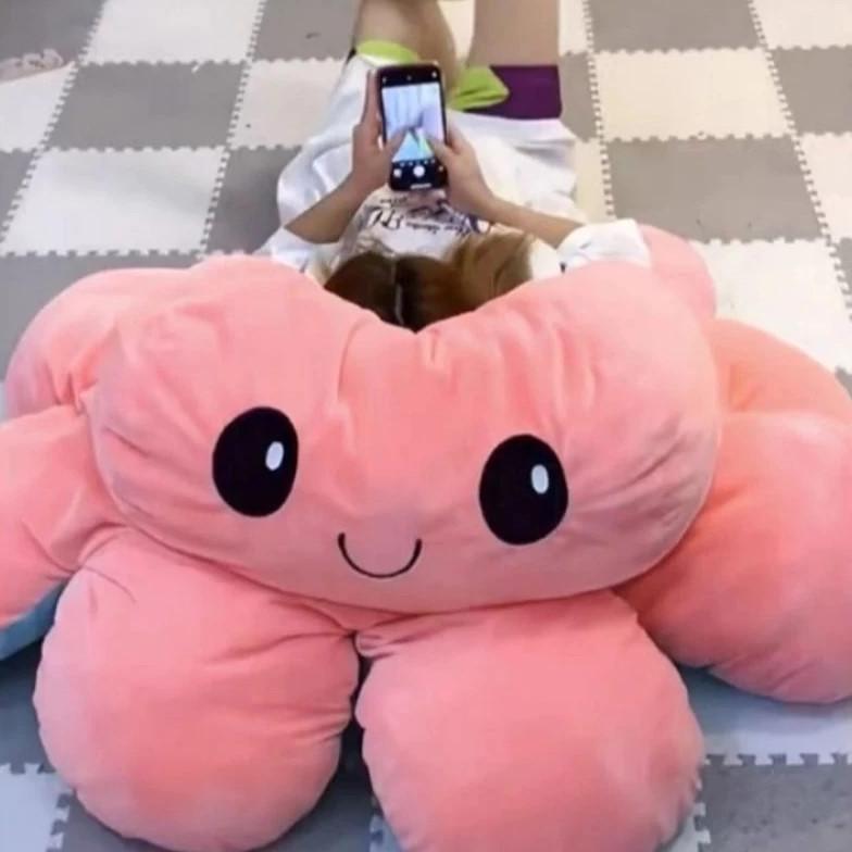 Termurah Boneka Gurita Jumbo Lucu & Besar Bahan Lembut, Empuk, Menggemaskan