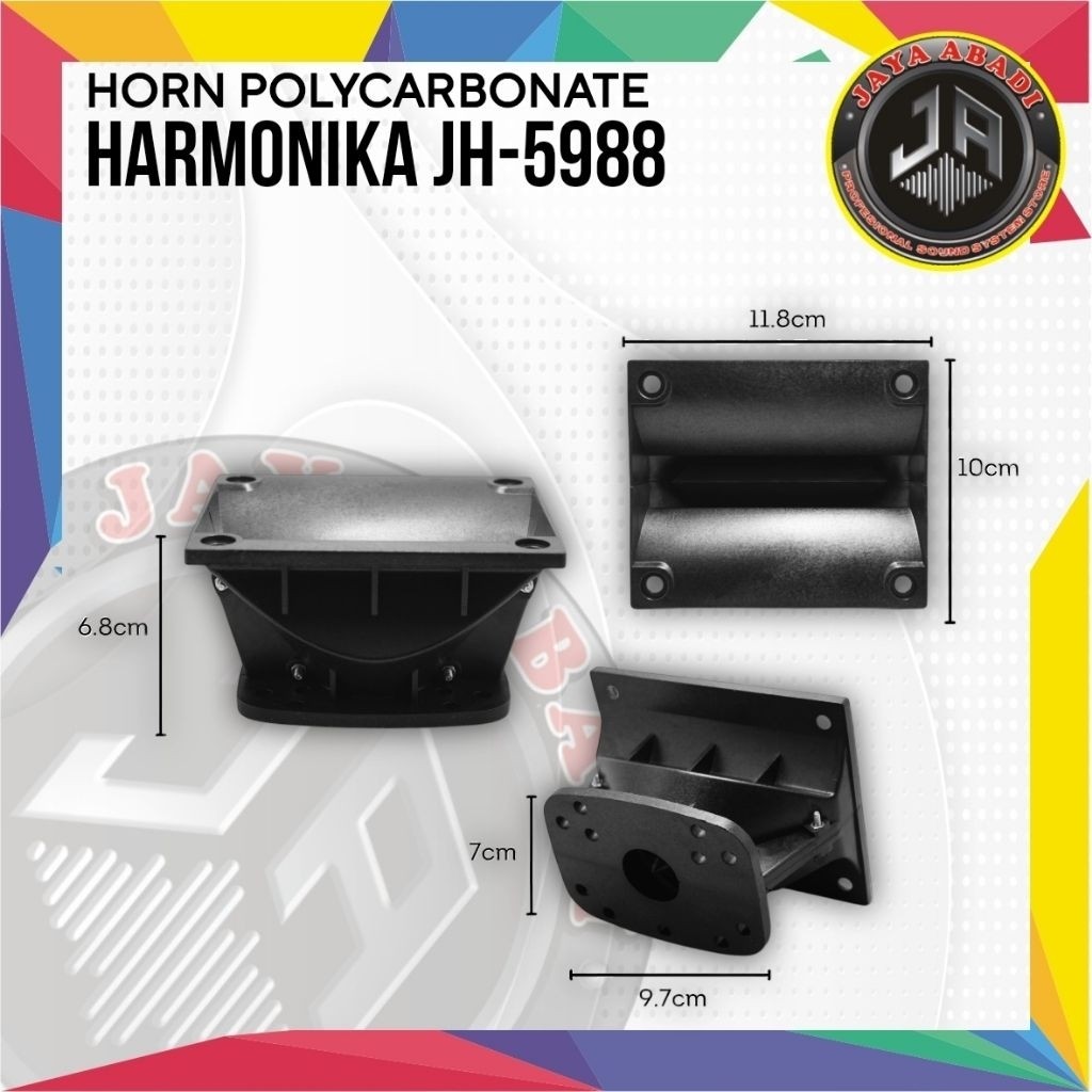Horn Kodok Mini Polycarbonate L Acoustic Jh-5988 Original