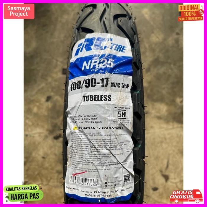 Exclusive Ban Tubeless Ring 17 Ukuran 100/90-17 Ban Belakang Verza Merk Irc Ori New Produksi Terbaru