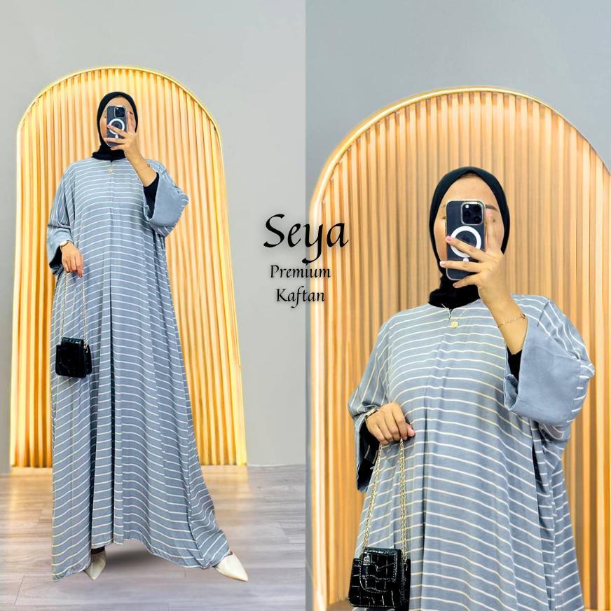 ORIGINAL Seya Premium Kaftan Abaya by Rayon Jumbo - Daily Daster Kaftan Cocok untuk sehari - hari me