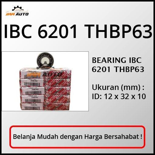 TERLARIS BEARING IBC 6201 THBP63 HIGH SPEED BEARING GERMANY ORIGINAL IBC 