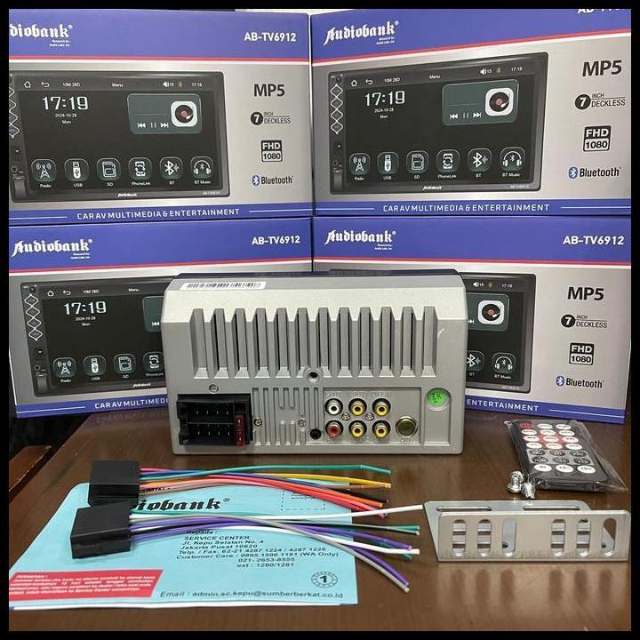 HOT DEAL HEADUNIT MOBIL AUDIOBANK AB-TV6912 DECKLESS UNIVERSAL / HEADUNIT DECKLESS AUDIOBANK AB-TV69