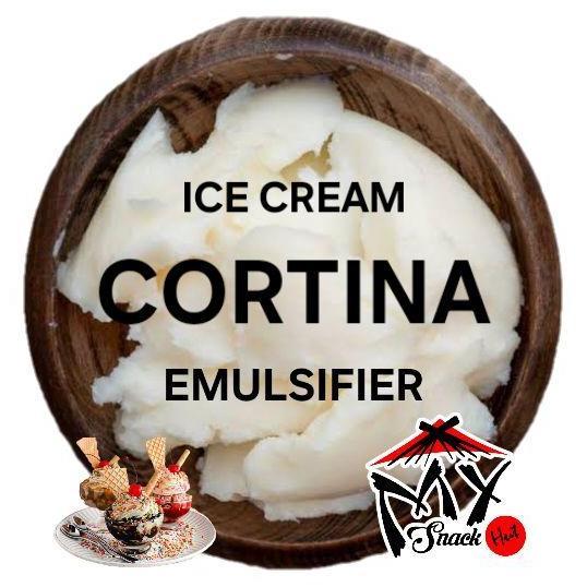 CORTINA 250GR ICE CREAM EMULSIFIER PENGEMBANG ES KRIM SUSU LEMAK MENGEMBANG HALUS LEMBUT STABIL HALA