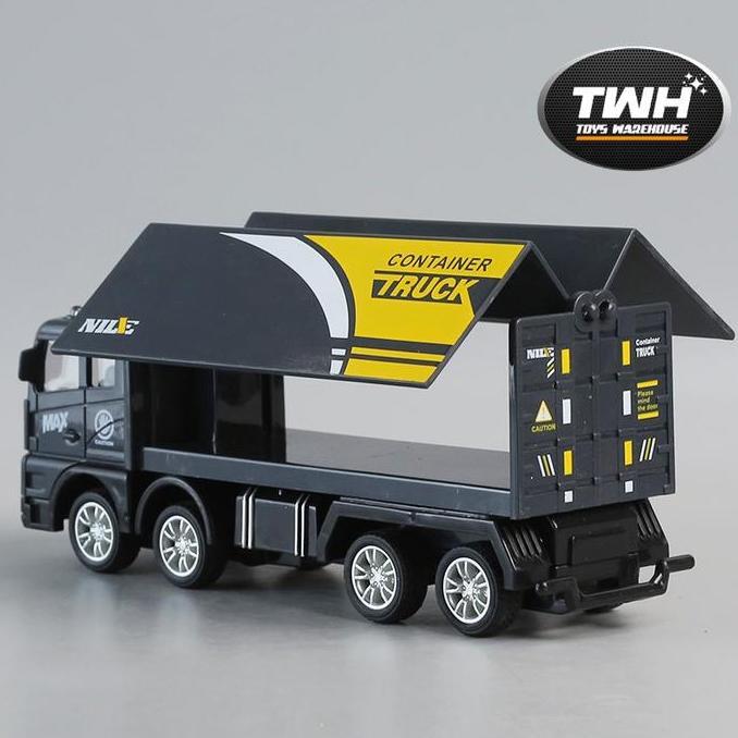 Upupup- Twh Mainan Mobil Box Wingbox Wings Truck Container Transporter Inertia Hadiah & Koleksi Coco