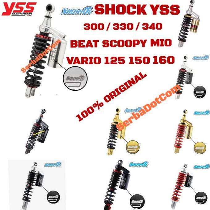 Promo SHOCK YSS ORIGINAL G PLUS G SERIES SMOOTH RESERVOIR VARIO 125 150 160 LEXY XRIDE BEAT MIO SCOO