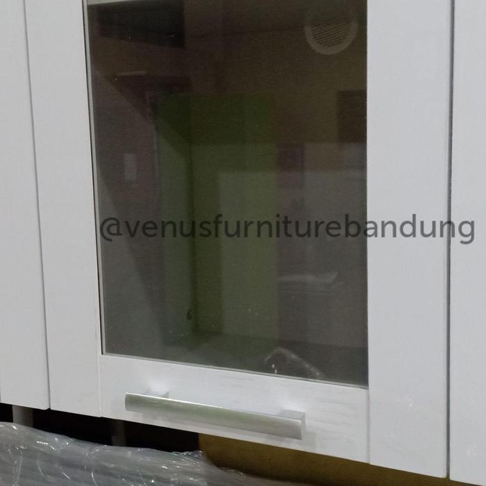 Kitchen set 3 pintu atas Madrid putih minimalis BANDUNG