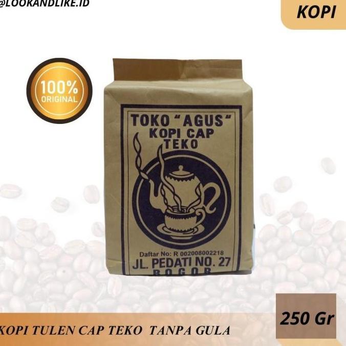 Woiiini- Kopi Cap Teko Toko Agus Bogor 250 Gram - Robusta Coffee